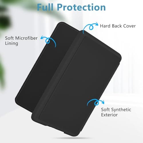 KBCASE Case for 7" Kindle Paperwhite (12th Generation-2024) and Kindle Colorsoft Signature Edition 2024, PU Leather Shell Cover with Auto Sleep/Wake for kindle Paperwhite 2024 E-Reader Case — view 6