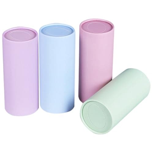 BUGUUYO 4Pcs Car Tissue Holder Cylinder Set, Refillable Car Paper Towel Box with Cup Holder Design, Portable Napkin Dispenser for Travel and Vehicle Use