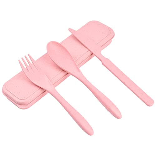 Plastic Travel Cutlery Set, Utensil Set for Camping Lunch Box
