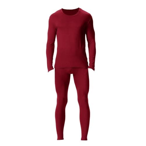 OBiQuzz Thermal Underwear Men's Set Functional Underwear Long Thermal Underwear Soft Functional Underwear Thermal Underwear Thermal Underwear Thermal Underwear Breathable Ski Underwear Thermal