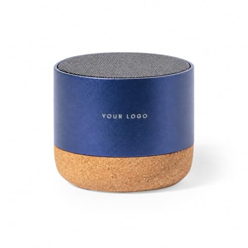 Sawfish Personalised Speaker Moore Bluetooth Speaker 3W with Recycled Aluminium & Cork Base | Wireless Bluetooth Portable Speaker