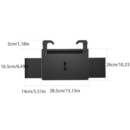 Car Steering Wheel Tray - Extendable Multipurpose Table, Vehicle Steering Wheel Desk Tray, Non Slip Car Food Laptop Holder | Portable Auto Work Eating Trays Road Trip Travel Dining Truck Suv — view 2
