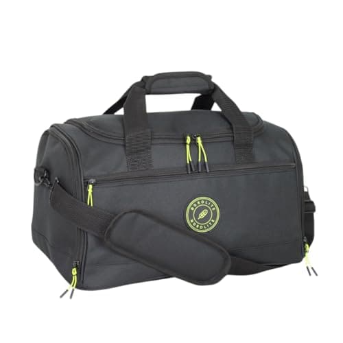 Ryanair Cabin Bag 40x25x20 Underseat Holdall – Airline Approved Travel Duffel with Shoulder Strap – Lightweight Carry On for Ryanair, EasyJet, Jet2, Wizz Air, British Airways (20L) - Black — view 5