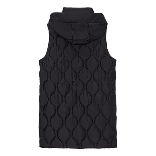 Cocila Lightweight Gilets Womens Sleeveless Down Vest Packable Coat (Black, M) Jackets For Women Uk Cream Women'S Jumpers Ladies Thermal Vests Red Cardigan Zip Up Fleece Pink Jacket Heating — view 4