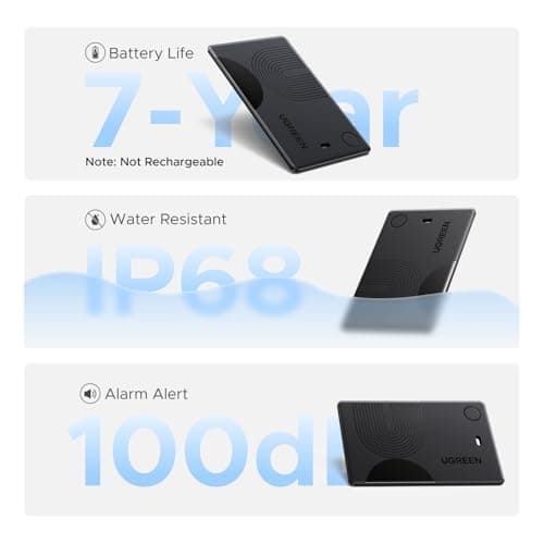 UGREEN FineTrack Slim Wallet Tracker for Apple Find My, 7-Year Battery — view 3