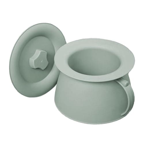 Chamber Pot - 310g 1.5L Portable Urinary Potty | Bedside Urinal, with Lid & Handle for Camping, Chamber Bucket for Husband Daughter Youth Son Women Boys Girls Wife Friends — view 5