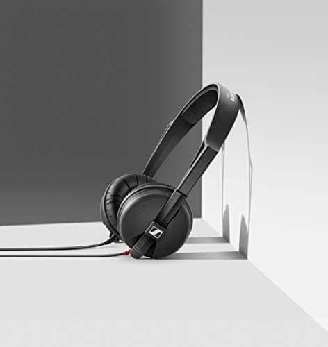 Sennheiser HD 25 LIGHT Lightweight On-Ear DJ & Monitoring Headphones | Robust Single Headband Design | 1.5M Dual-Sided Detachable Cable & 1/4" Jack Adaptor Included | Black (508664) — view 2