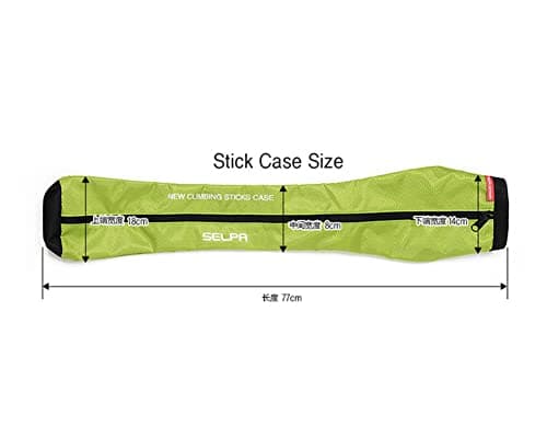 DUBENS Walking Stick Bag, Trekking Poles Carry Bag Zipper Waterproof Walking Stick Hiking Poles Storage (Blue) — view 6