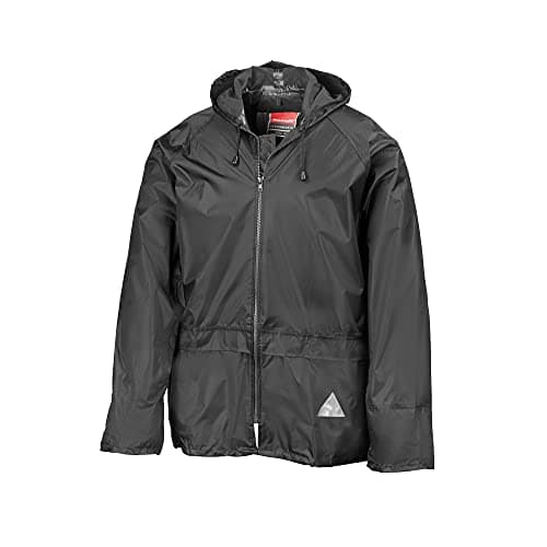 Result Mens Heavyweight Waterproof Rain Suit (Jacket & Trouser Suit) (M) (Black) — view 5