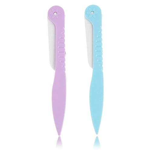 Glamza 2 Pack Eyebrow Brow Shaper Razor & Dermaplaning Safe Painless Portable Women's Shaver Trimmer Tool Grooming Kit