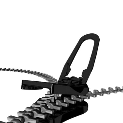 12Pcs Black Fix Zip Puller, Zip Repair Set, Zip Slider Repair Instant Kit, Instant Zipper Set, Fix Zipper Removable Rescue Replacement Pack for Coats Jacket, Luggage, Backpacks — view 5