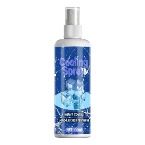 Cooling Mist Spray, Cooling Spray for Car, Instant Heat Relief, Air Refresh Cooling Spray for Quick Cooldown for Long Driving Commuting Travel Road Trip (A)