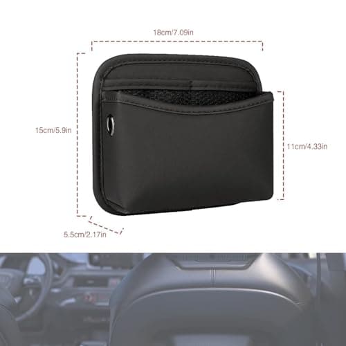 Car Seat Side Pocket Organizer, PU Leather Universal Car Pocket — view 2
