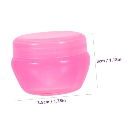 10 Pack Travel Size Cream Jars 10g Plastic Refillable with Lids — view 2
