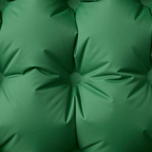 Kaloriko Self-Inflating Sleeping Mat Green with Cushion 200 x 75 x 10.5 cm 40D Nylon Camping Mat for Outdoor Trekking Hiking Travel Festival with Carry Bag and Repair Kit — view 2