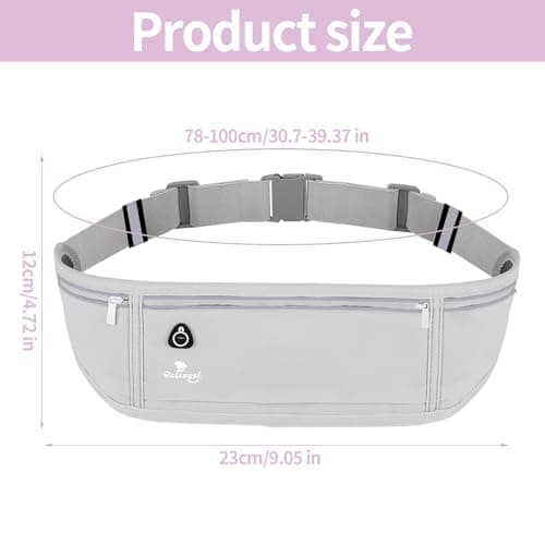 QZLSAYSL Running Belt, Grey Running Belt，Waterproof，Grey — view 2