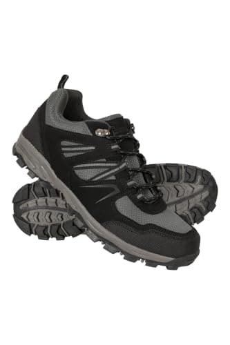 Mountain Warehouse McLeod Mens Wide-Fit Walking Shoes Black 10