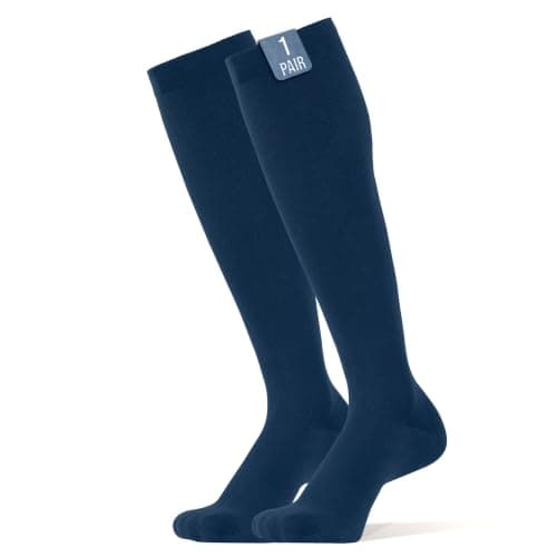 360 RELIEF Compression Socks for Women & Men, Flight Socks 4XL Blue