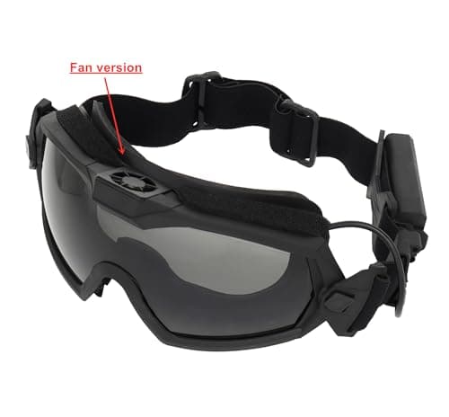 WISEONUS Airsoft Goggles Tactical Anti Fog Paintball Protective Shooting Glasses for CS Hunting Cycling Snowboard Ski Outdoor Sports — view 2