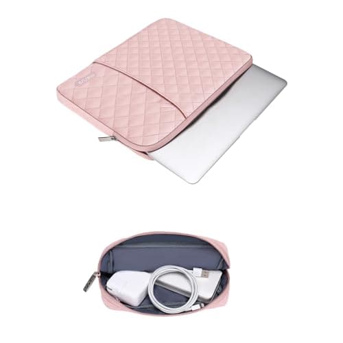 MOSISO Laptop Case 13.3 inch, 13-13.3 inch Laptop Sleeve, Chalk Pink — view 4