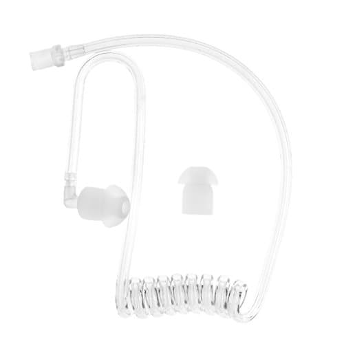 Transparent Coil Acoustic Air Tube Earplugs Replacement Radio Earphone Head Earphone Sleeve Earphone Case Holder Case Cover Clip Silicone Cute Girls Case Case Bulk Adapter