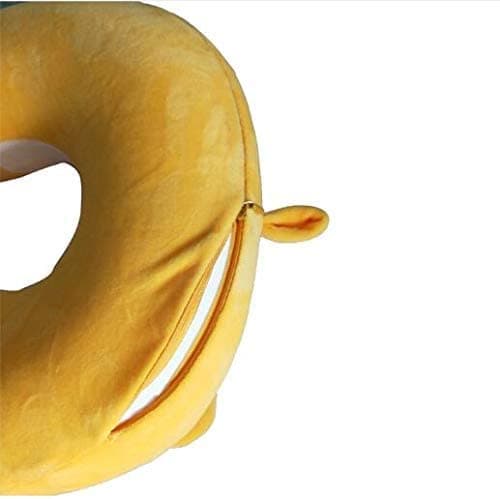 AOOPOO Memory Foam Travel Pillow Kids Neck Pillow Cute Animal Shape Neck Pillow Headrest Baby Travel Sleeping Pillow with Eye Cover Storage Bag for Home, Office, Camping, Travelling, Sleeping (Koala) — view 5