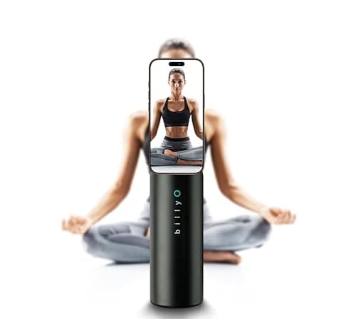 BillyO Bottle Gym and Sport Flask with Adjustable Phone Holder/Tripod | 700ml Stainless Steel Insulated Bottle with Magnetic Leak-Proof Lid | Nozzled and Screw-Topped | 24 Hours Cold, 12 Hours Hot — view 4