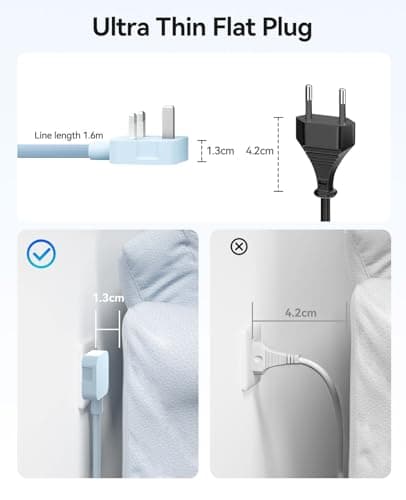 ORICO PD 25W Extension Lead with USB Slots with 2 USB C and 2 USB A Blue — view 6