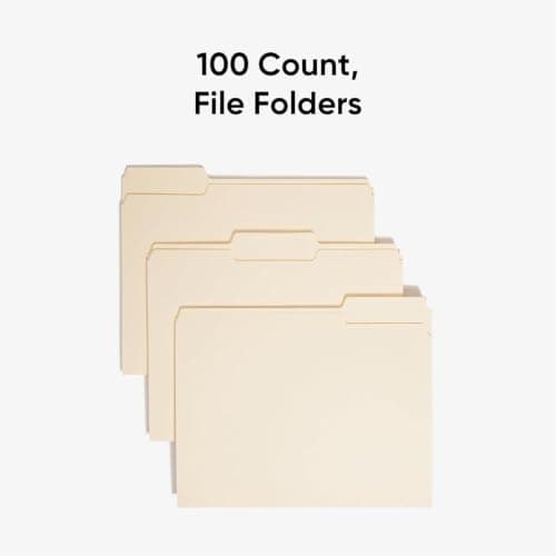 File Folders Pack of 100 Document Organizer — view 4