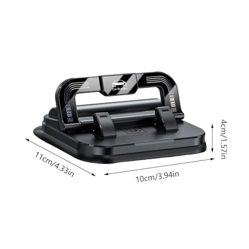 Car Mount - 360° Rotation Adjustable Suction Base, Non-Slip Phone Holder, Sturdy Stand Rack | Modern Design Universal Car Phone Holder For Family Travel Driving Automotive Vehicle Indoor Use — view 6