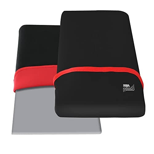 VIBE 14 Inch Neoprene Laptop Sleeve Protective Case, Compatible for ProBook Series, HP Pavilion X360, Huawei Matebook D 14, Laptop, Chromebook, Ultrabook Black — view 4