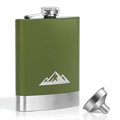 KWANITHINK Stainless Steel Hip Flask 8oz