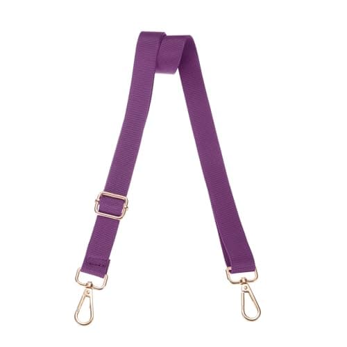 sourcing map Wide Shoulder Strap,2.5cm Crossbody Purse Strap Purple