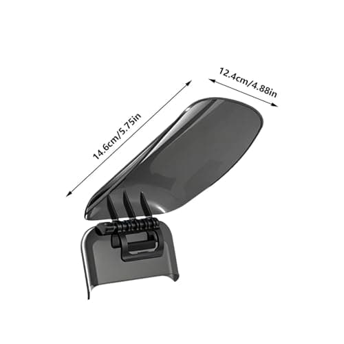 Dashboard Cell Phone Sun Shade - Foldable Anti-Glare Clear, Cell Phone Sun Protection Umbrella | for Sedan Caravan RV Road Trips Summer Family Outings Commuting Travel — view 5