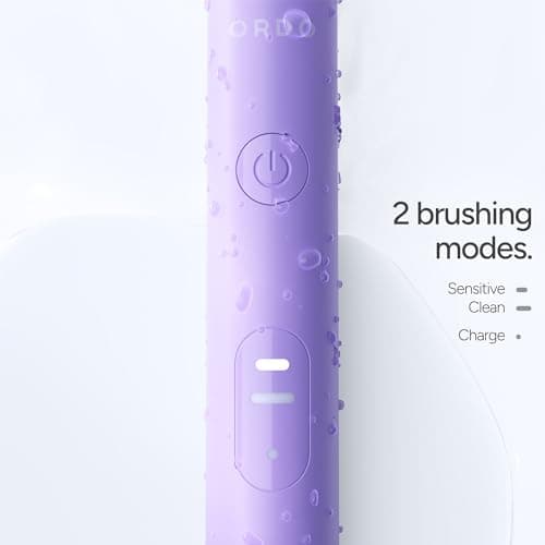 ORDO Sonic Lite Electric Toothbrush, Adults, Rechargeable, USB-C, Lavender — view 3
