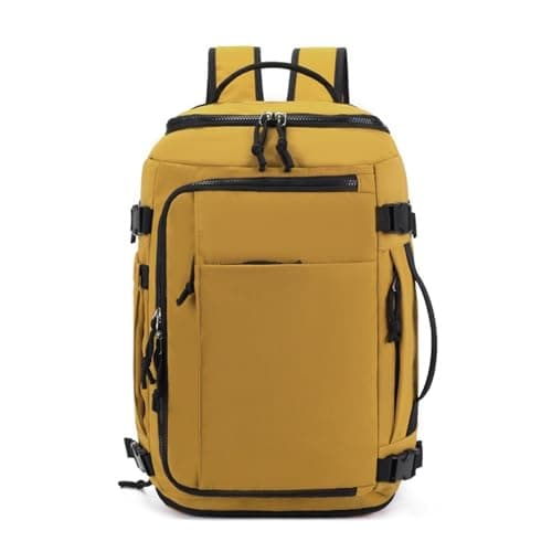 Treer Ryanair Cabin Bags 40x30x20 Underseat Travel Backpack (Yellow)