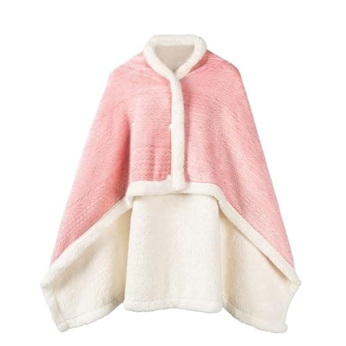Blanket Shawl, Warm & Comfortable, 85x120cm, Wearable Heated Blanket, Heated Shawl, Multi-Purpose, For Travel, Office, Home, Movie Nights, Camping, Sporting Events And Living Room