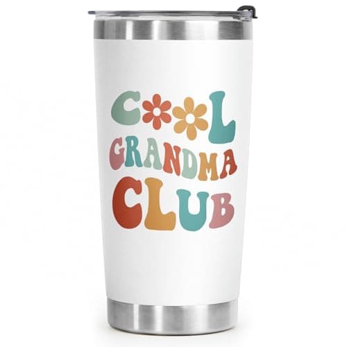 SteadStyle Grandma Gifts for Women – Cool Grandma Club Water Bottle 590ml