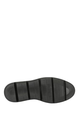 Pegasus Men's Ortholite Premium Wide Fit Leather Lace-Up Shoes Black — view 4