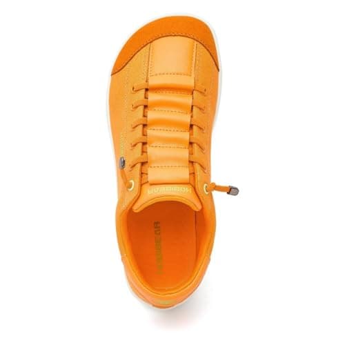 HOBIBEAR Wide Barefoot Shoes Men Women Walking Shoes Trail Running Sneakers | Zero Drop Sole | Lightweight Comfortable Orange — view 6