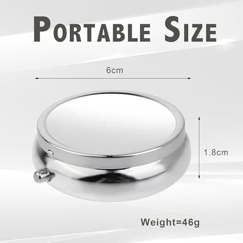 Portable Small Pill Box & Tablet Organiser – for Daily Medication — view 2