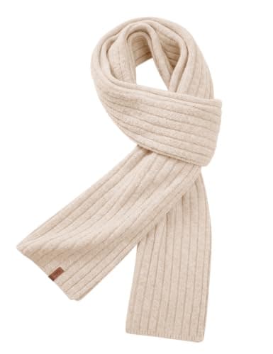 Vijamiy Winter Scarf Lightweight Long Knitted Scarves for Women Men