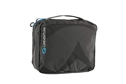 Lifeventure Wash Bag for Men & Women Water Resistant Travel Hanging Wash Bag with Mirror and Wet/Dry Separation Pockets