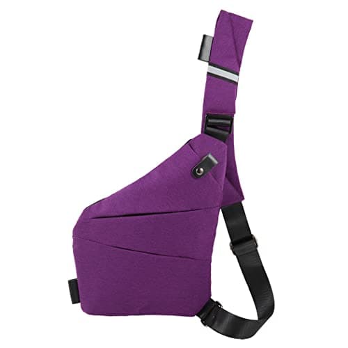 Ovecat Unisex Anti Theft Sash Sling Crossbody Bag