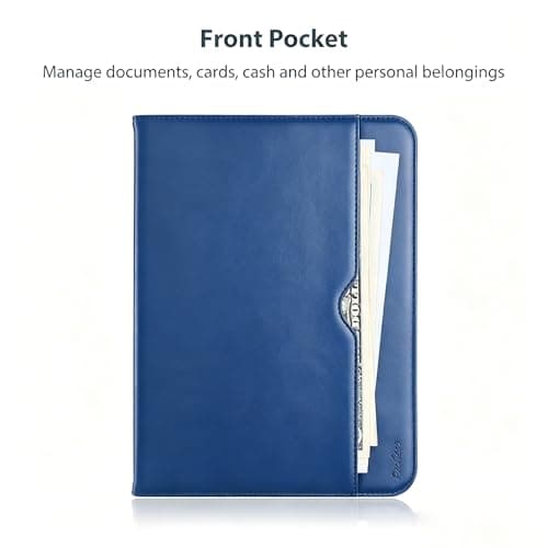 ProCase Leather Case for iPad A16 11th Gen 2025/10th Gen 2022 -Navy — view 5