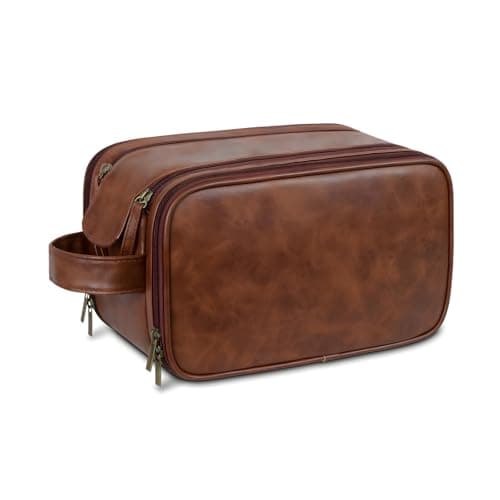 Travel Toiletry Bag for Men,Shaving Dopp Kit,Large Toiletries Organizer Bag