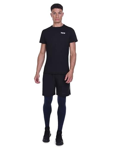 TCA Men's SuperThermal Compression Armour Base Layer Thermal Under Tights - Navy Eclipse, S — view 4