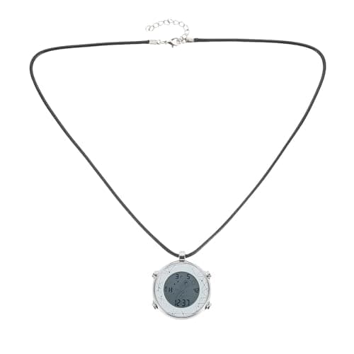 Electronic Necklace Watch Back to School Decor Portable Alarm Pocket Watch