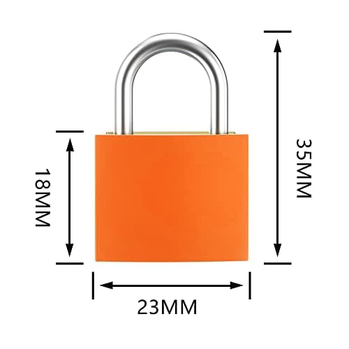 Taiyeestar 10 Pcs Suitcase Locks with Keys, Small Padlocks with Key, Luggage Lock with Key, mini Padlocks for Travel, Gym, Suitcase, Backpack, Bag, Locker (Colourful) — view 2