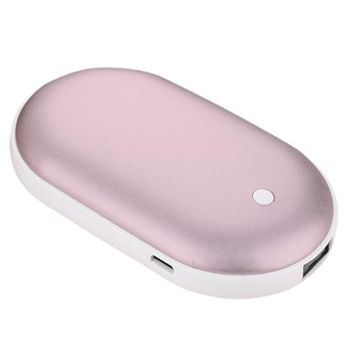 Electric Portable Hand Warmer PowerBank Pocket, Rose gold B — view 4